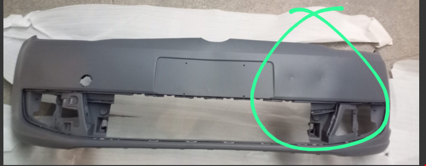 ÖN TAMPON (PANJURSUZ TİP) CADDY 2011- (HASARLI)