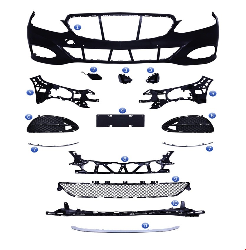 ÖN TAMPON SET ( SENSÖRLÜ PANJURSUZ ) W212 2013-