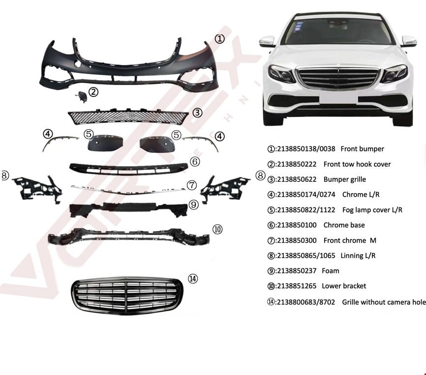 ÖN TAMPON KOMPLE SET EXCLUSIVE W213 2016-