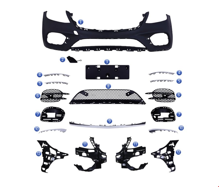 ÖN TAMPON SET ( PANJURSUZ ) S400 AMG W222 2018-