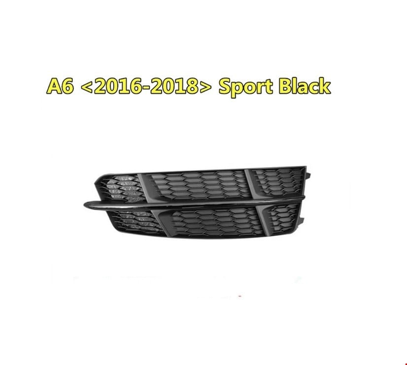 ÖN TAMPON IZGARA SOL ( SİYAH - S-LİNE ) A6 2015-