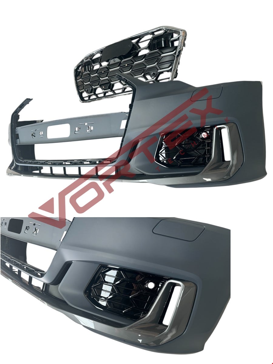 ÖN TAMPON SET S-LİNE (KROM) A6 2020-2024 DÖNÜŞÜM