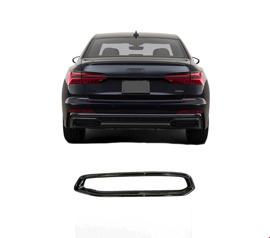 ARKA EGZOZ KAPAĞI SOL S-LİNE SİYAH A6 2020-