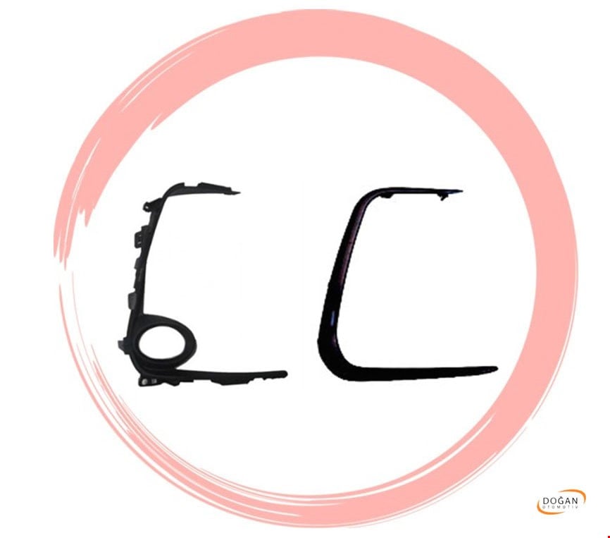 SİS FAR ÇERÇEVESİ SAĞ İÇ-DIŞ SİYAH COROLLA 2019-