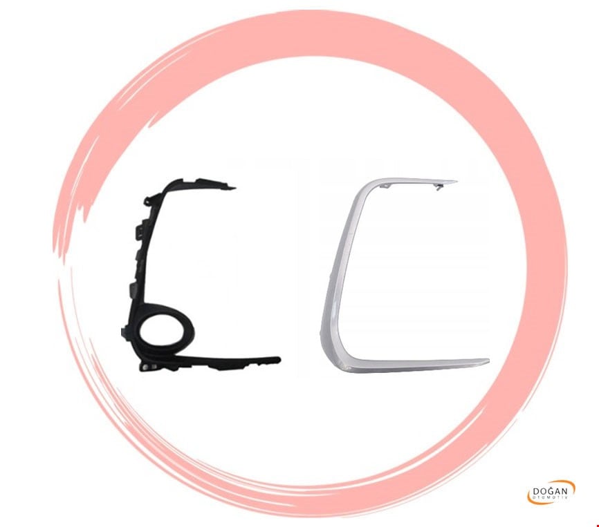 SİS FAR ÇERÇEVESİ SAĞ İÇ-DIŞ KROMLU COROLLA 2019-