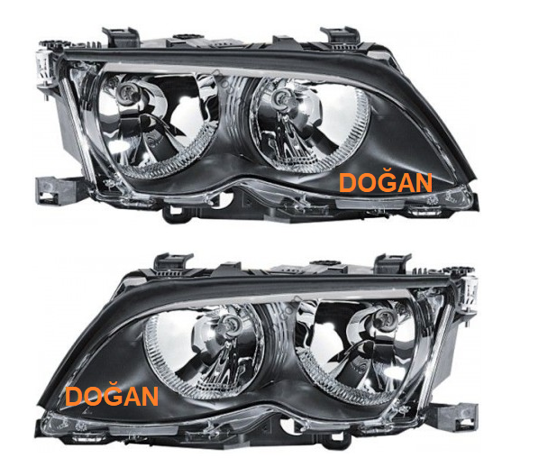 ÖN FAR SAĞ ( KROM ZEMİN ) E46 1998-