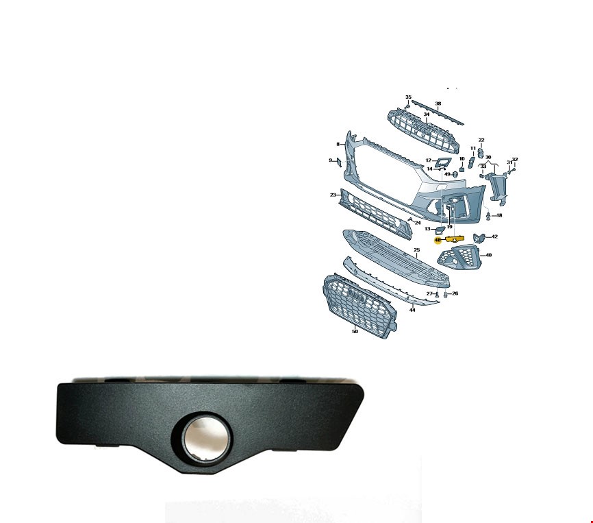 ÖN TAMP.PANJUR BRAKET YUVASI  SOL S-LİNE A4 2020-