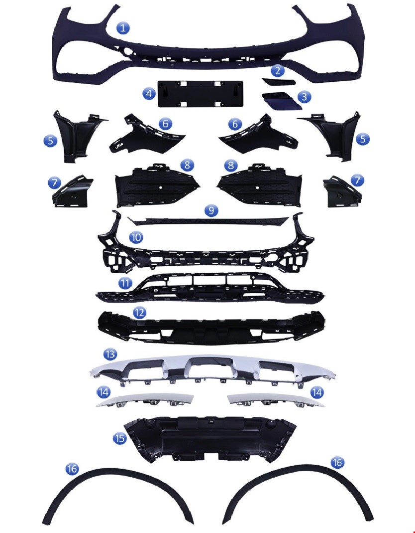 ÖN TAMPON SET AMG W253 2020-