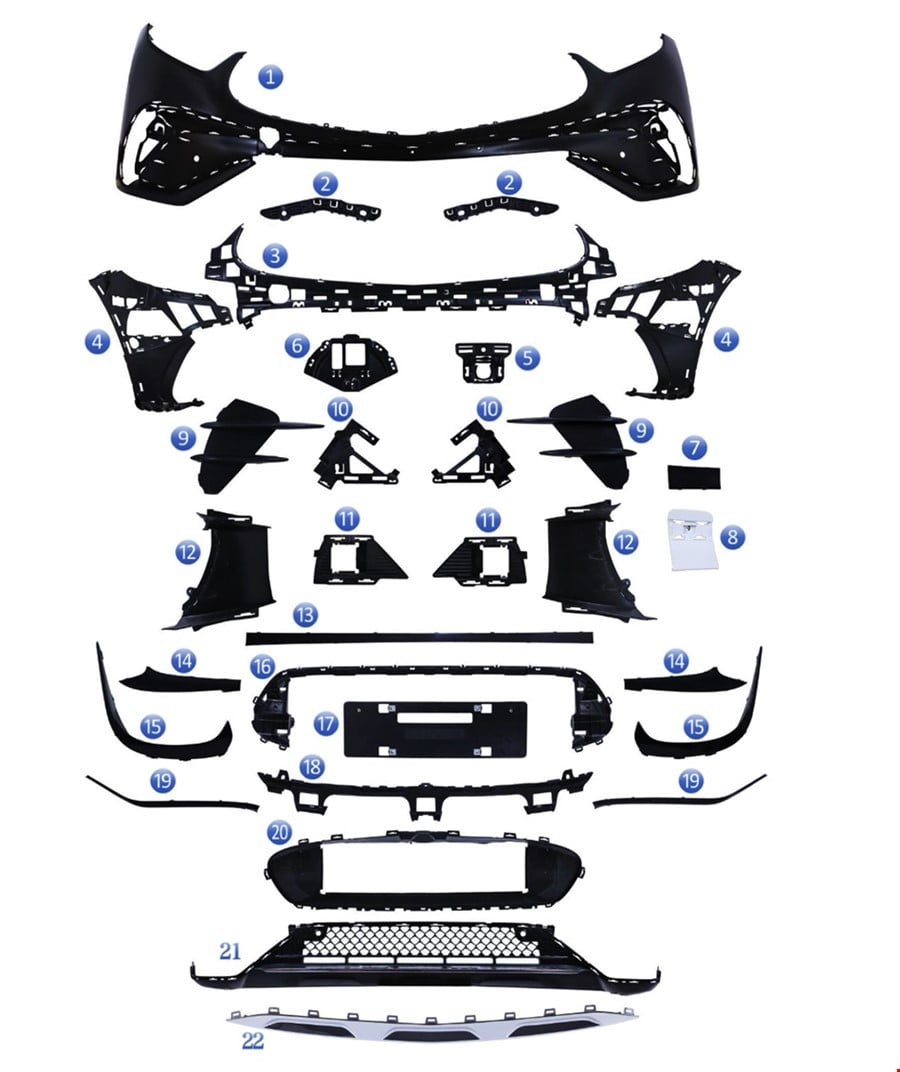 ÖN TAMPON SET AMG  W254 2023-