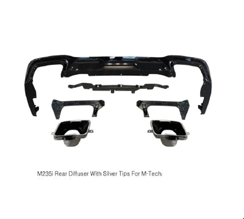 ARKA DİFÜZÖR SETİ M235i (KARE EGZOZLU) F44 2020-