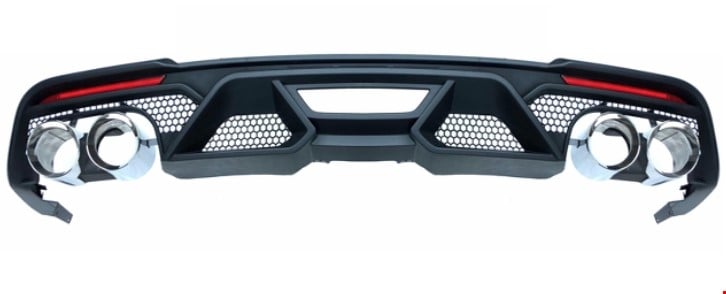 ARKA DİFÜZÖR SET "EGZOZLU" (GT500) MUSTANG 2015-