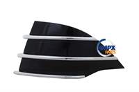 ÖN TAMPON ÜÇGEN PANJUR SOL PARLAK SİYAH+NİKELAJ KUGA 13>