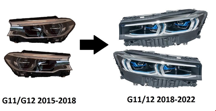 G11/G12 MAKYAJLI KASA DÖNÜŞÜM LAZER FAR SETİ 2018-