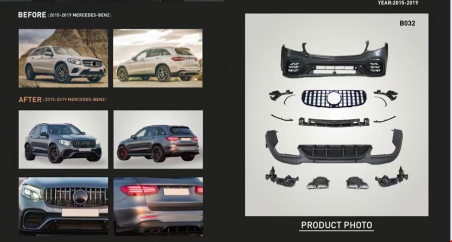 GLC63 AMG BODY KIT W253 2016-